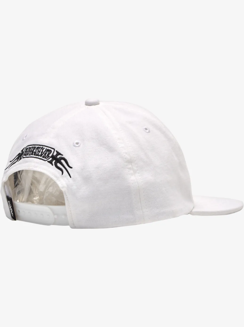 Fashion Quiksilver Diablo Of Fortune Snapback Hat White