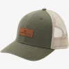 Shop Quiksilver Down The Hatch Trucker Hat Kalamata