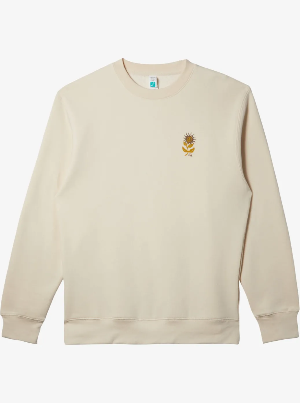 Discount Quiksilver E Peace Out Crew Neck Sweatshirt Birch
