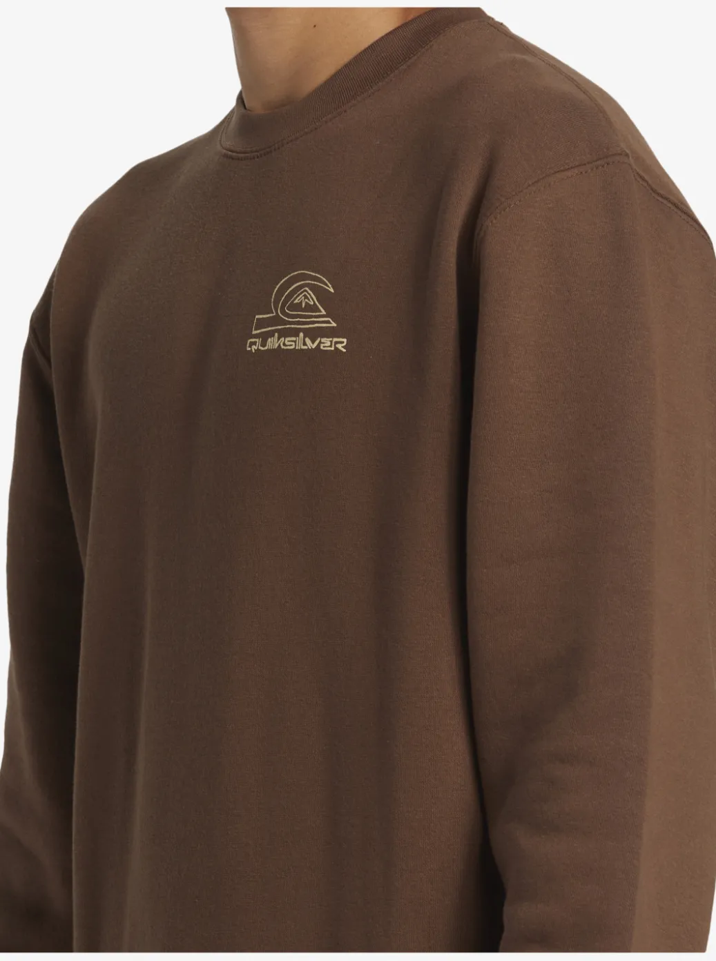 Best Quiksilver E Peace Out Crew Neck Sweatshirt Chestnut