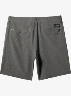 Outlet Quiksilver E Union Heather 18" Amphibian Boardshorts Black