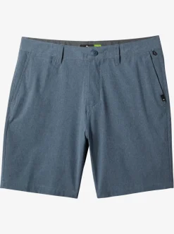 Sale Quiksilver E Union Heather 18" Amphibian Boardshorts Insignia Blue