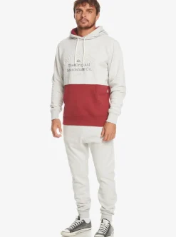 New Quiksilver Emboss Slim Joggers Light Grey Heather