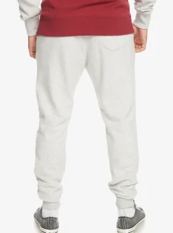 New Quiksilver Emboss Slim Joggers Light Grey Heather