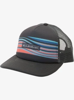 Fashion Quiksilver Emu Coop Trucker Hat Blue Radiance