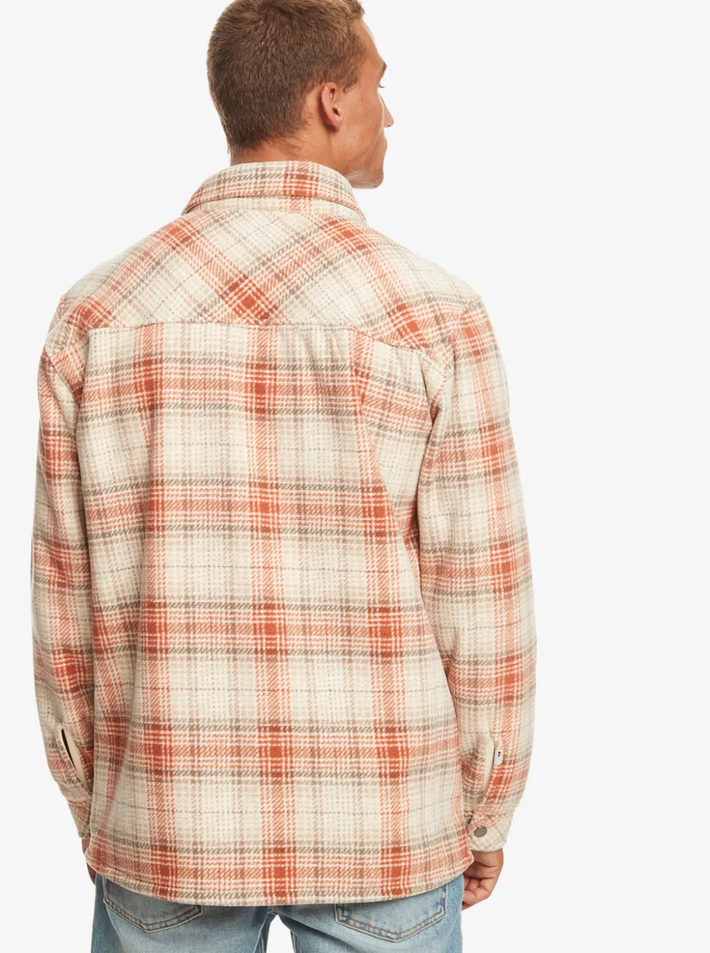 Store Quiksilver Epic Surf Days Fleece Overshirt Birch Surf Days Plaid