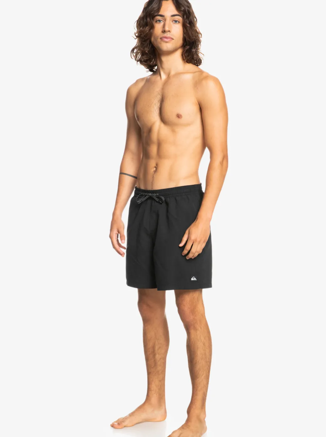 Hot Quiksilver Everyday 17" Volleys For Young Men Black