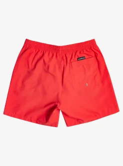 Outlet Quiksilver Everyday 17" Volleys For Young Men High Risk Red