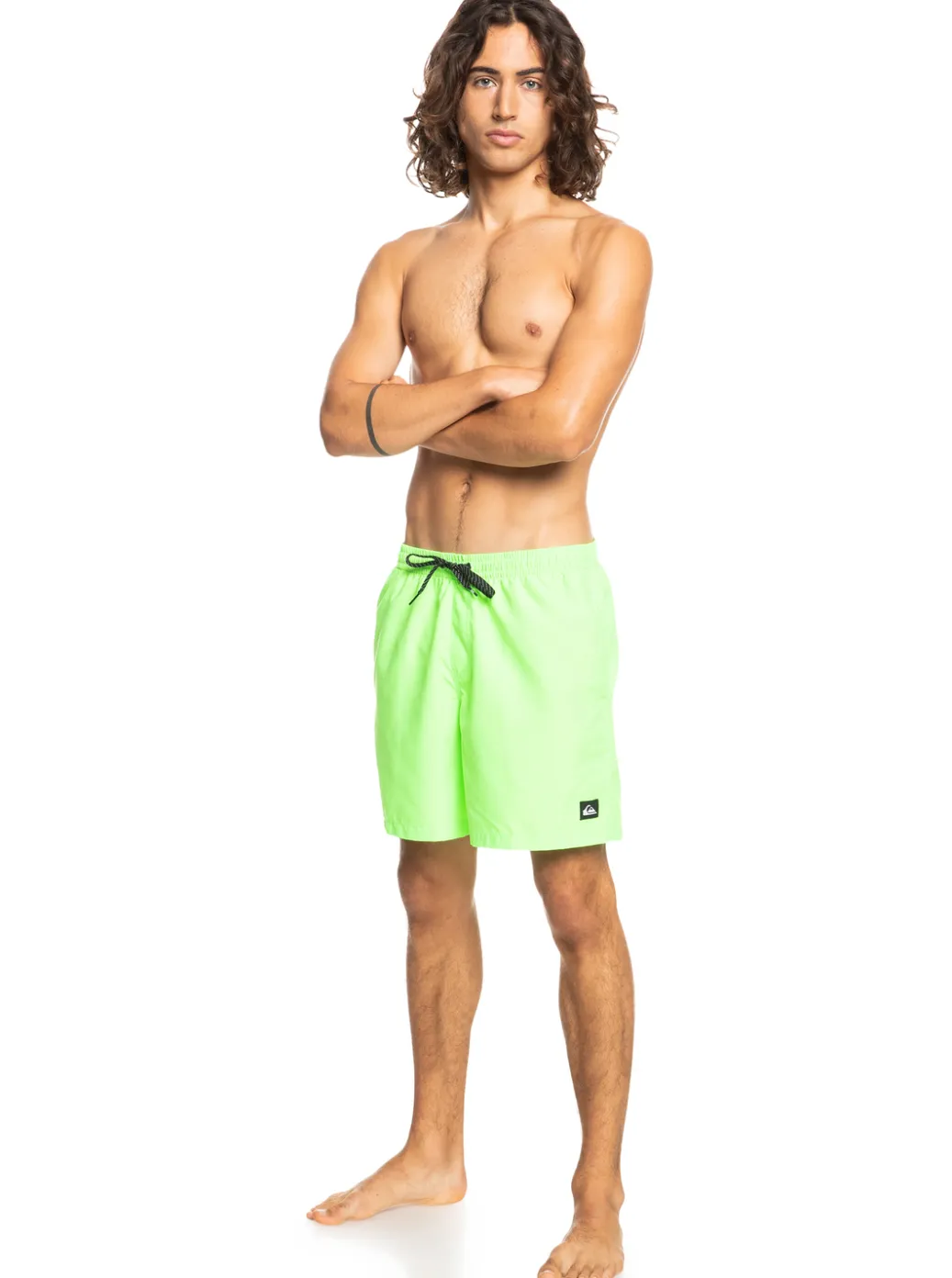 Best Quiksilver Everyday 17" Volleys For Young Men Green Gecko