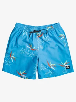 Best Sale Quiksilver Everyday Mix 17" Volleys Azure Blue