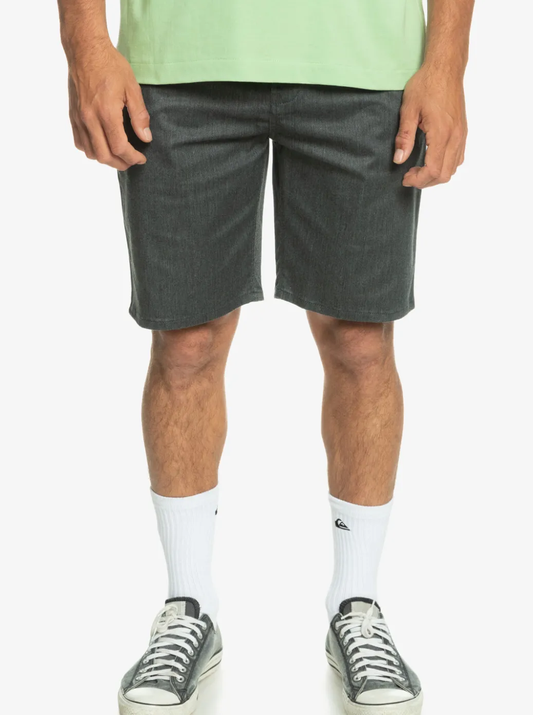 Online Quiksilver Everyday Union Stretch Chino 20" Shorts Dark Grey Heather