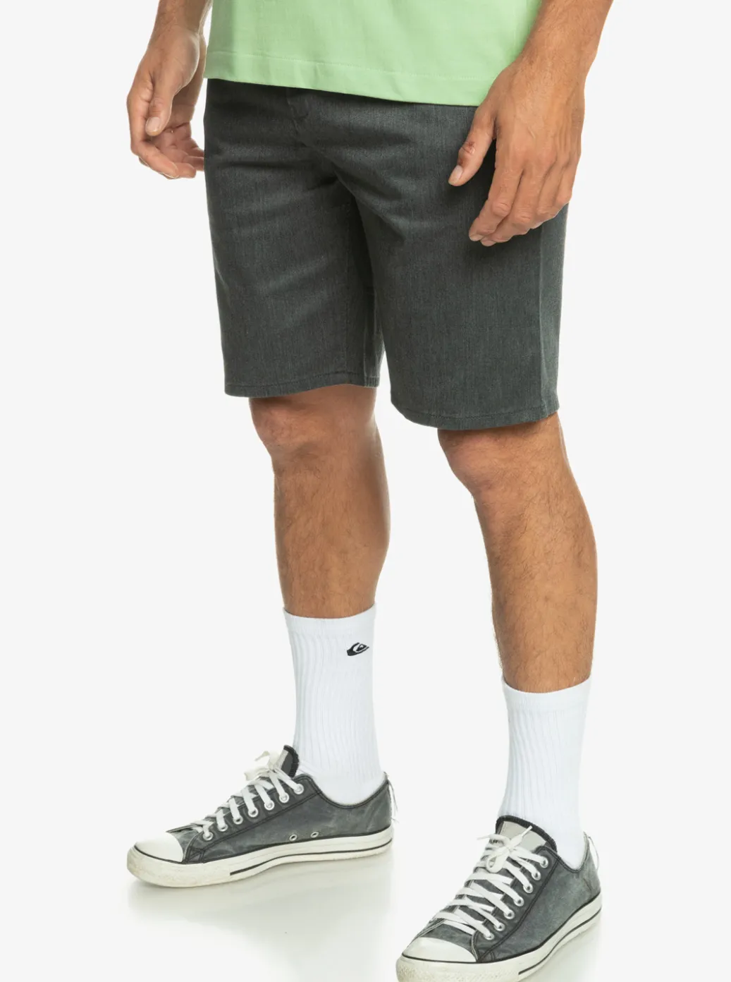 Online Quiksilver Everyday Union Stretch Chino 20" Shorts Dark Grey Heather