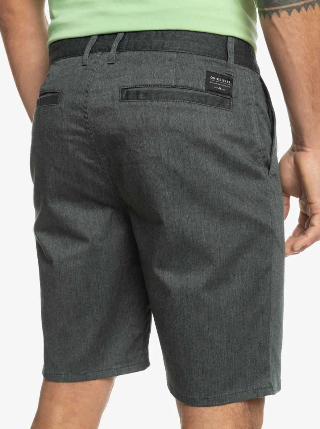 Online Quiksilver Everyday Union Stretch Chino 20" Shorts Dark Grey Heather