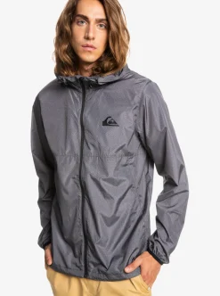 Discount Quiksilver Everyday Windbreaker Jacket Dark Grey Heather
