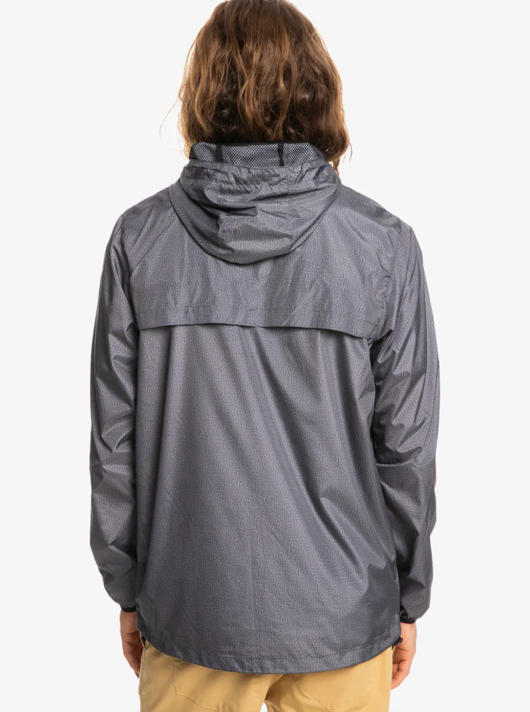 Discount Quiksilver Everyday Windbreaker Jacket Dark Grey Heather