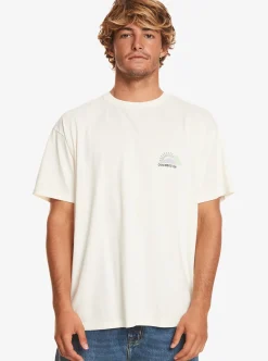 Shop Quiksilver Fading Sun T-Shirt Birch