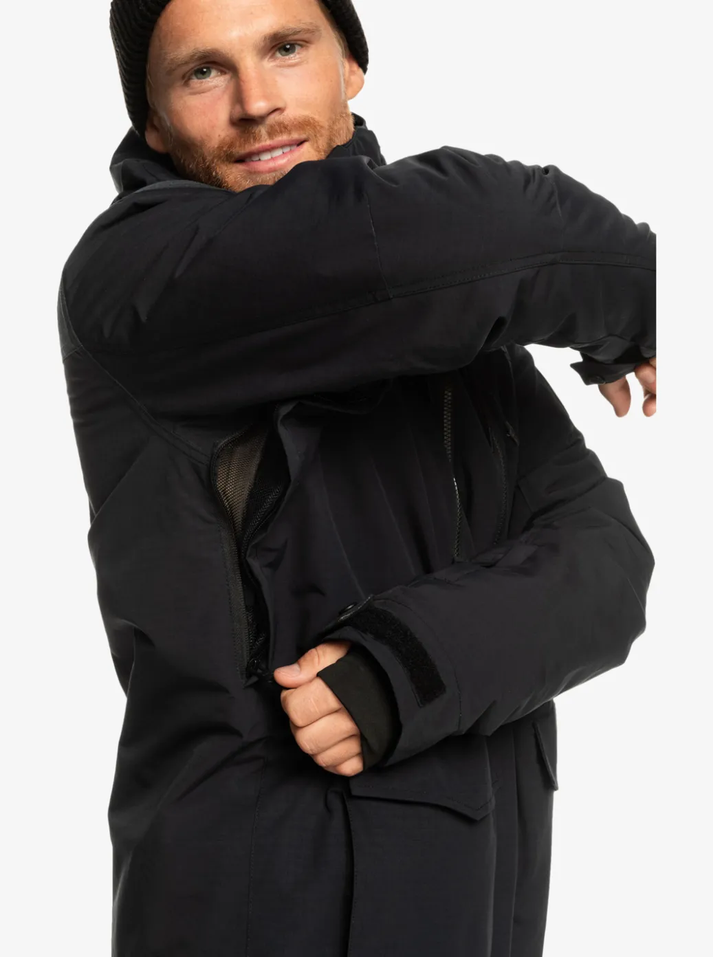 Best Sale Quiksilver Fairbanks Technical Snow Jacket True Black