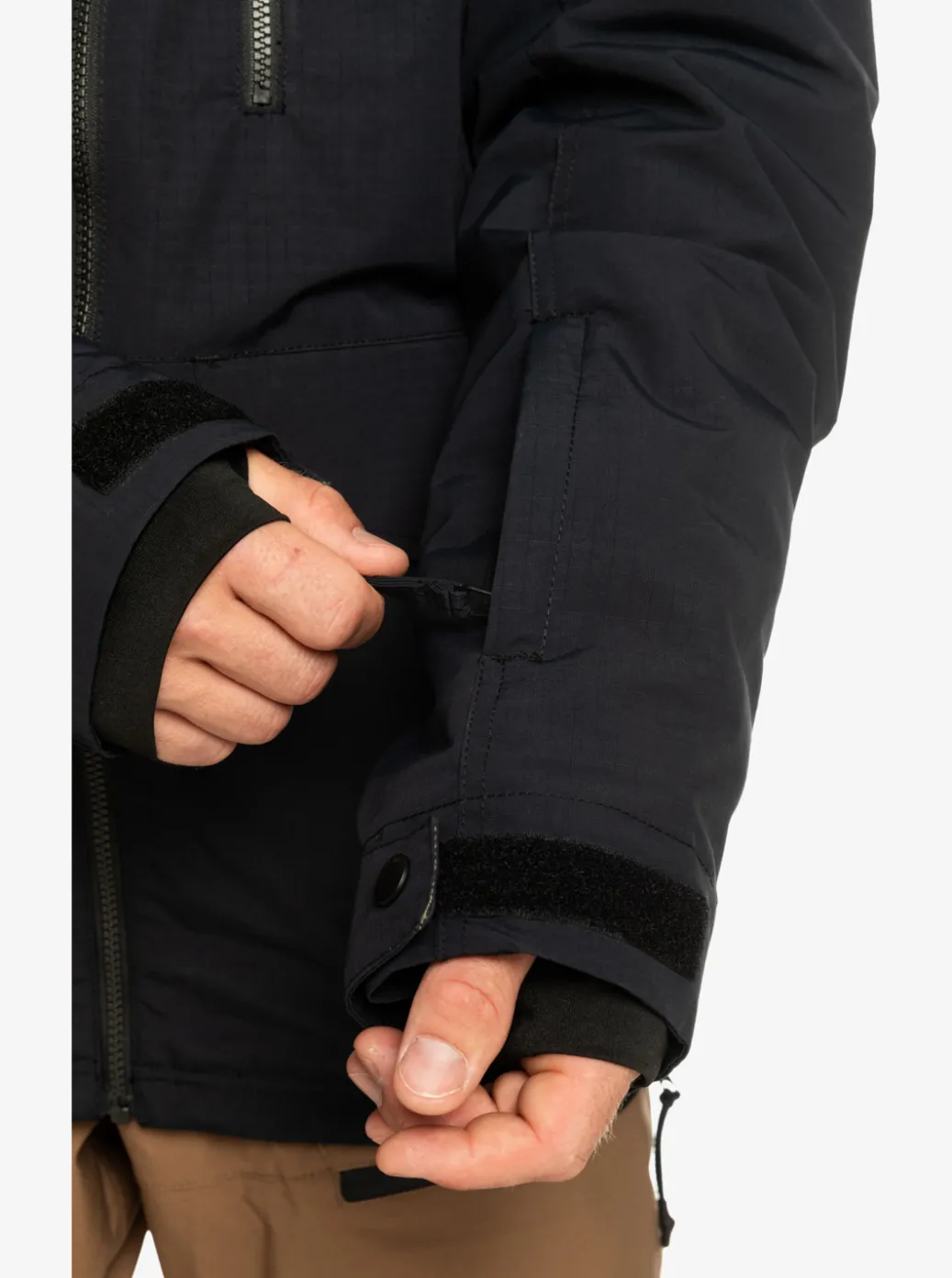 Best Sale Quiksilver Fairbanks Technical Snow Jacket True Black