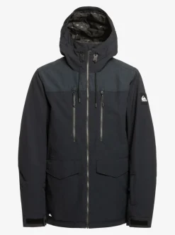 Best Sale Quiksilver Fairbanks Technical Snow Jacket True Black