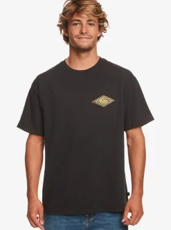 Hot Quiksilver Fall City T-Shirt Black