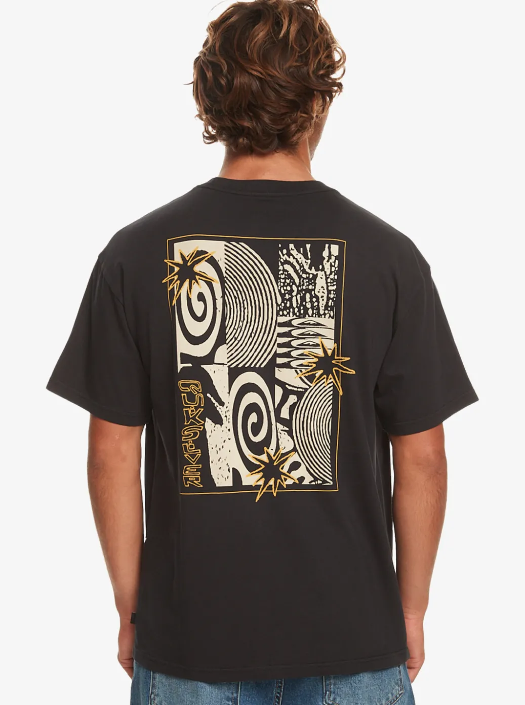 Hot Quiksilver Fall City T-Shirt Black