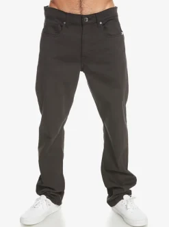 Discount Quiksilver Far Out Stretch Pants Black
