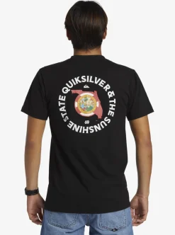 Online Quiksilver Fl Flag Days T-Shirt Black