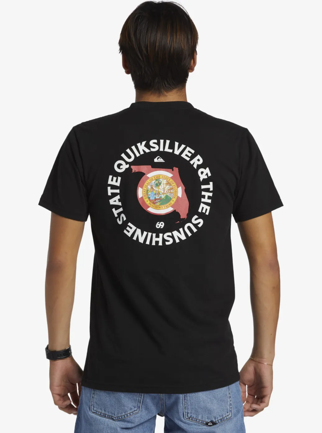 Online Quiksilver Fl Flag Days T-Shirt Black