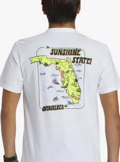 Store Quiksilver Fl Southern Fun T-Shirt White
