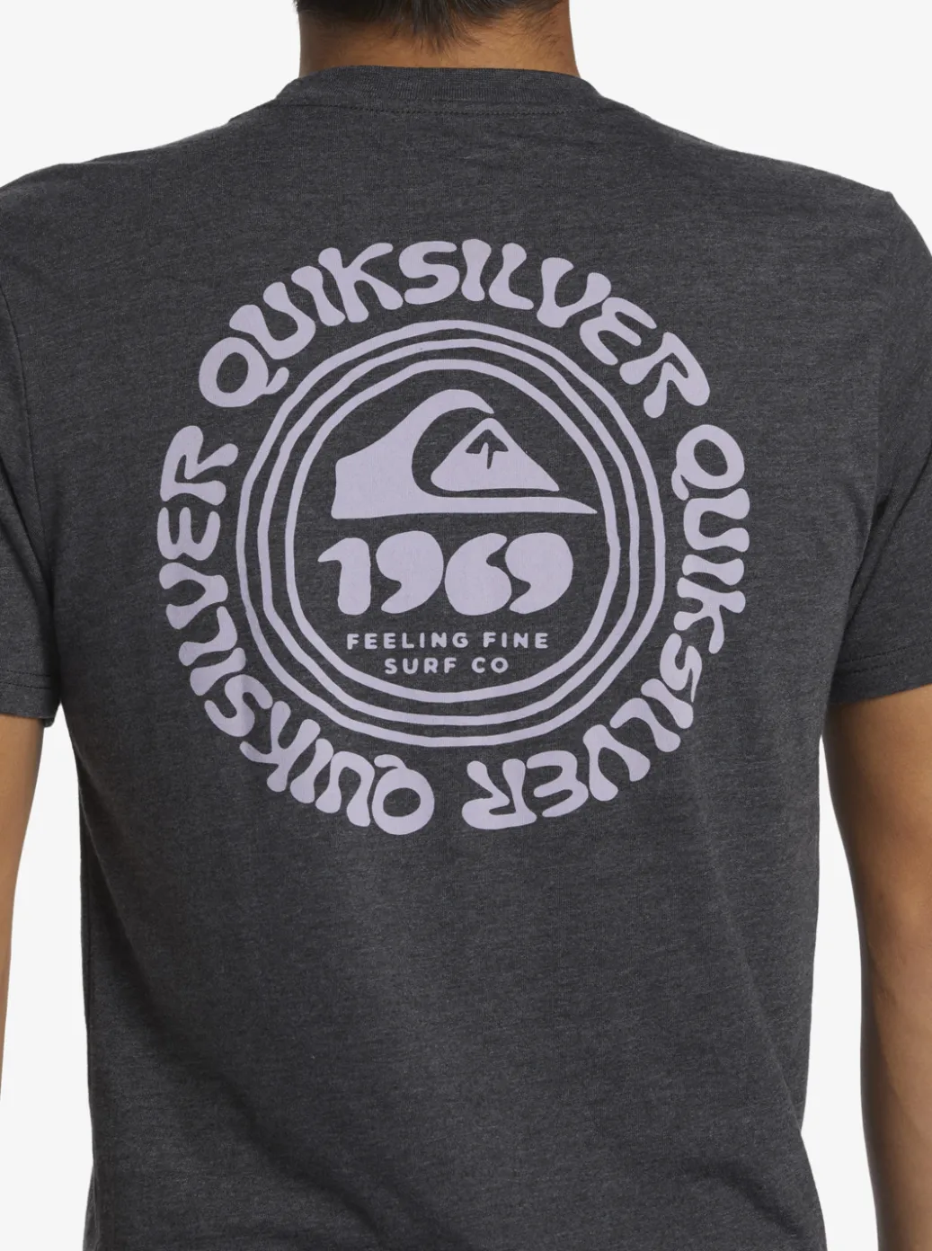 Online Quiksilver Full Circle T-Shirt Charcoal Heather