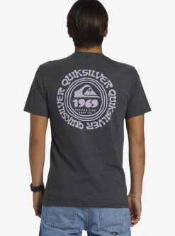 Online Quiksilver Full Circle T-Shirt Charcoal Heather