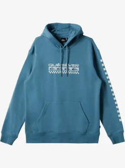 Cheap Quiksilver Generator Pullover Fleece Crew Neck Sweatshirt Aegean Blue