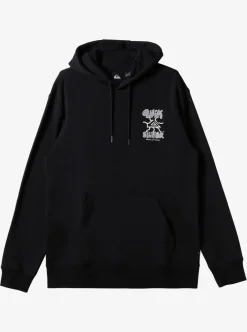 Outlet Quiksilver Global Force Fleece Crew Neck Sweatshirt Black