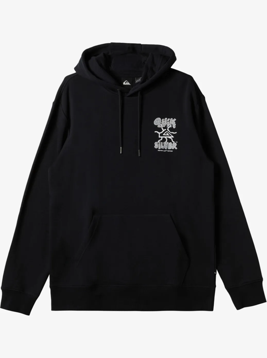 Outlet Quiksilver Global Force Fleece Crew Neck Sweatshirt Black