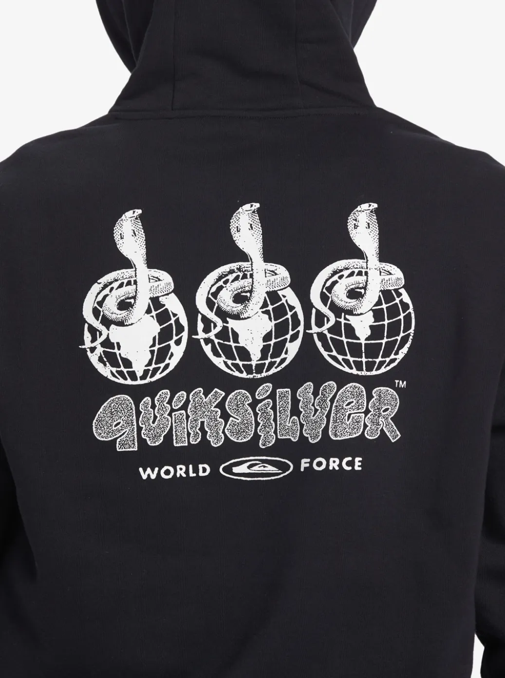 Outlet Quiksilver Global Force Fleece Crew Neck Sweatshirt Black