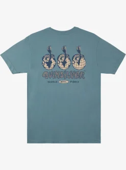 Store Quiksilver Global Force Mtz T-Shirt Aegean Blue