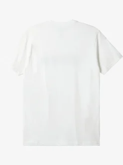 Clearance Quiksilver Gradient Lines T-Shirt White