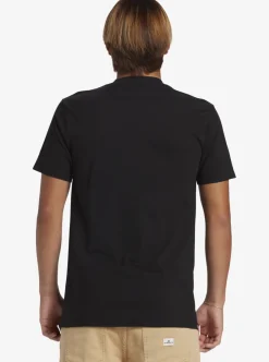 Outlet Quiksilver Gradient Lines T-Shirt Black