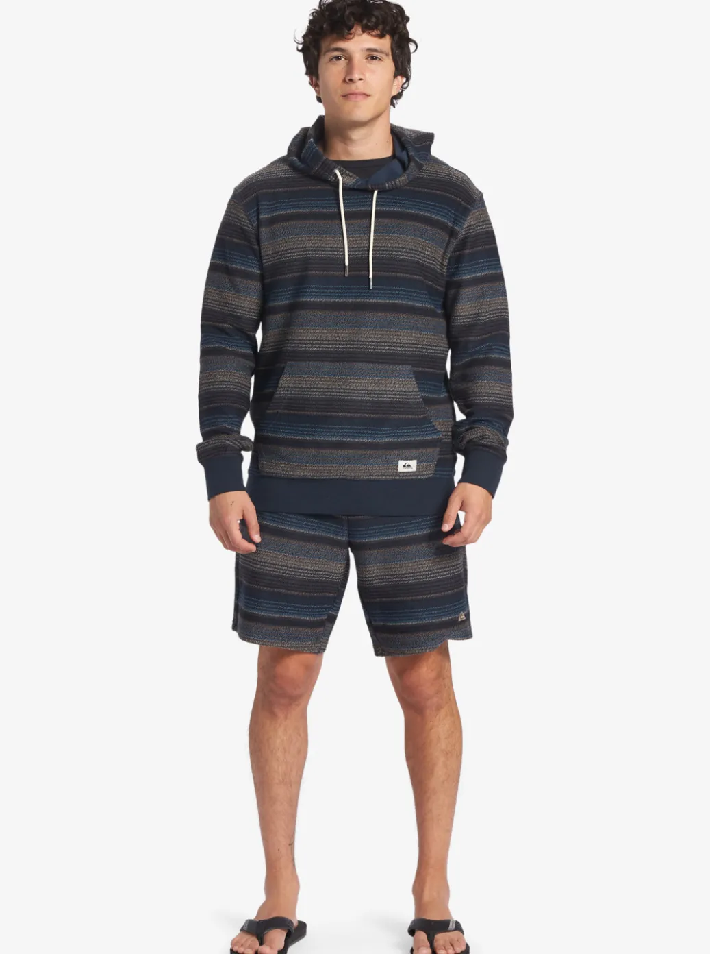 Cheap Quiksilver Great Otway Hoodie Midnight Navy Great Otway