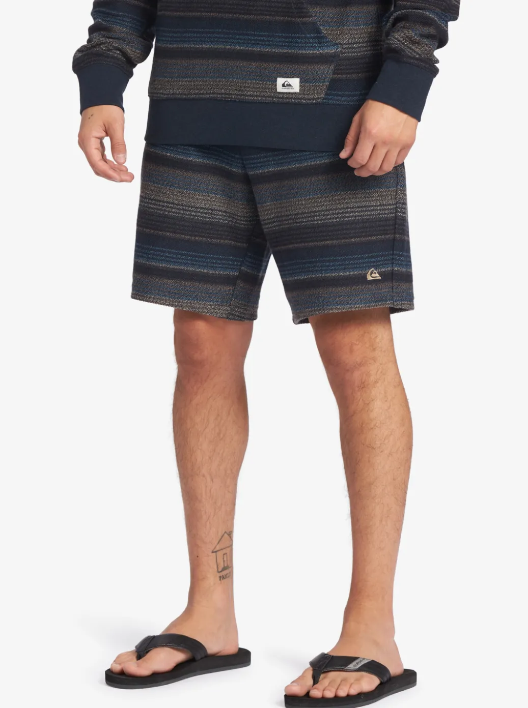 New Quiksilver Great Otway Sweat Shorts Midnight Navy Great Otway