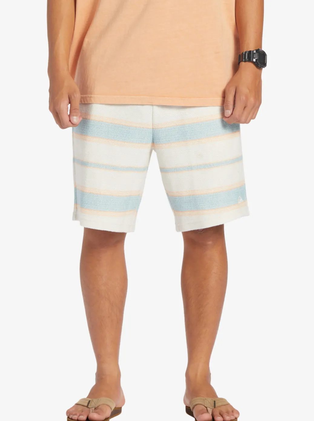 Cheap Quiksilver Great Otway Sweat Shorts Cameo Blue Great Otway