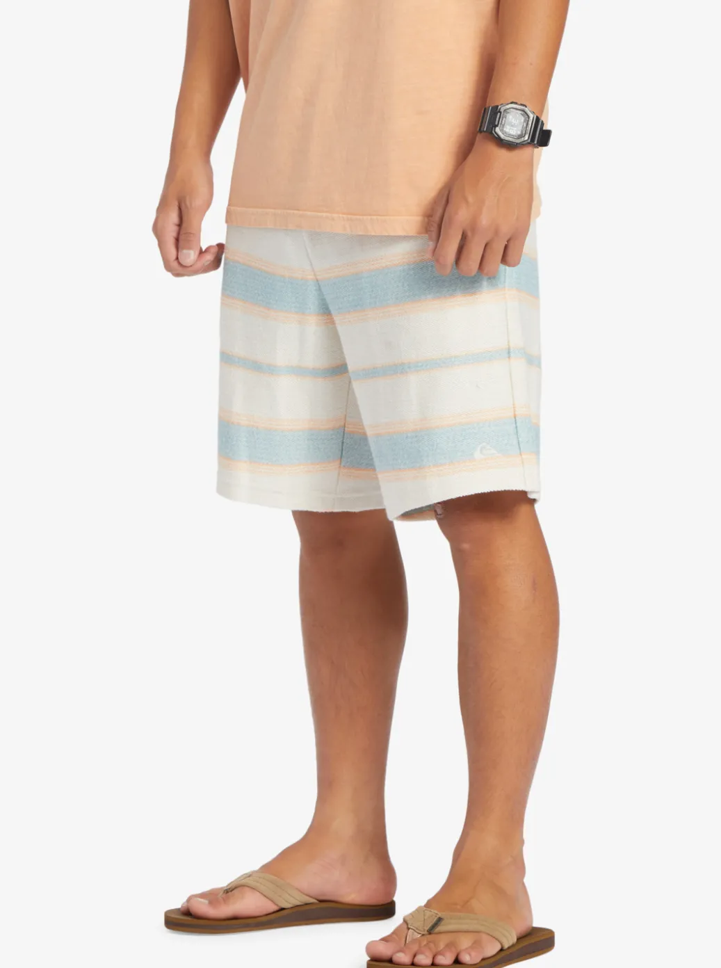 Cheap Quiksilver Great Otway Sweat Shorts Cameo Blue Great Otway