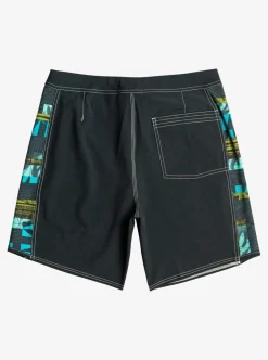 New Quiksilver Gregg Kaplan Blank Canvas Arch 18" Boardshorts Black