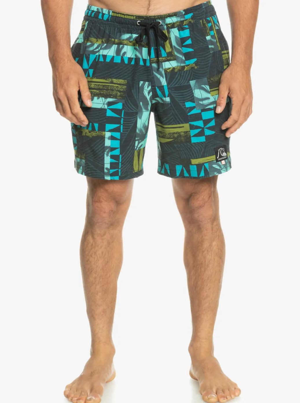 New Quiksilver Gregg Kaplan Og Arch Blank Canvas Vl 17" Volleys Black