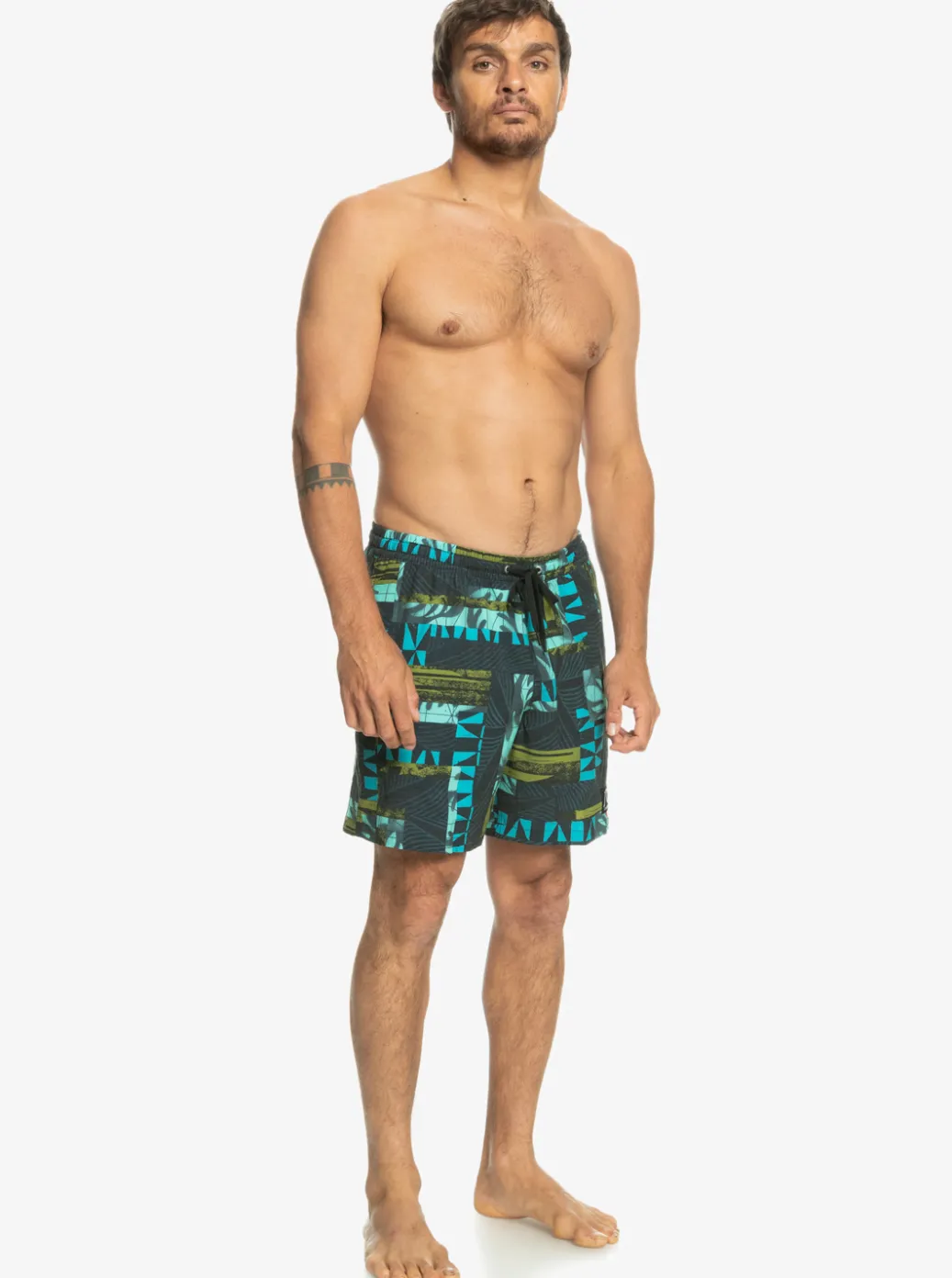 New Quiksilver Gregg Kaplan Og Arch Blank Canvas Vl 17" Volleys Black