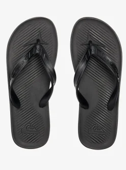 Hot Quiksilver Haleiwa Core Flip-Flops Black 2