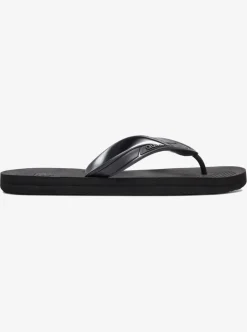 Sale Quiksilver Haleiwa Flip-Flops Solid Black