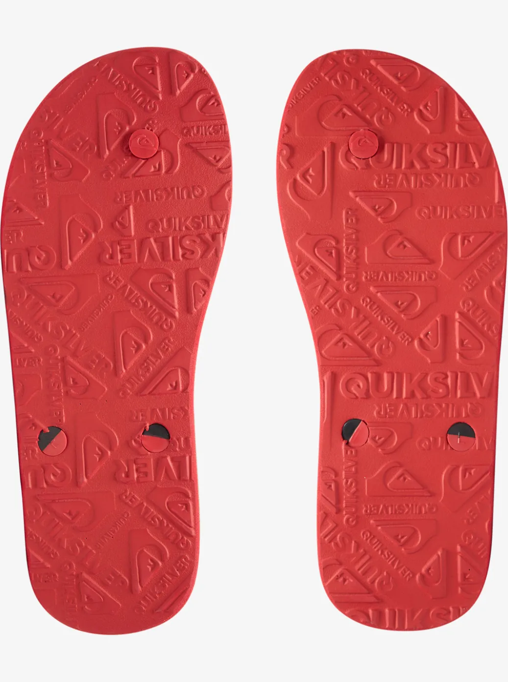 Cheap Quiksilver Haleiwa Flip-Flops Black/Red/Green
