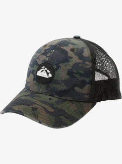 Flash Sale Quiksilver Hawaii Islands Camo Trucker Hat Thyme