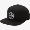 Cheap Quiksilver Hawaii Rooted Snapback Hat Black